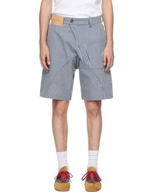 JW Anderson Twisted Workwear Shorts - Blue