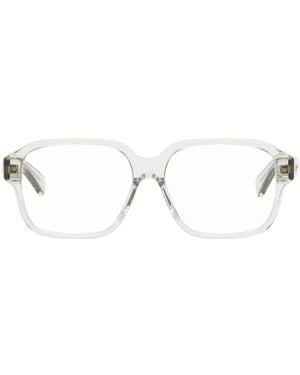 Bottega Veneta Transparent Square Glasses - Black