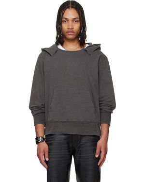 Our Legacy Pull À Capuche Relic Gris - Noir