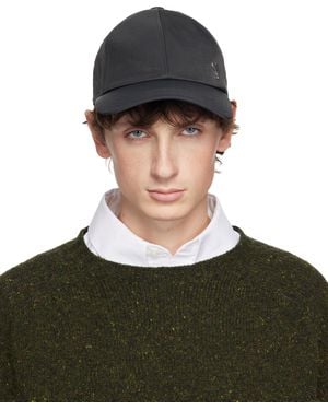 Ami Paris Nylon Ami De Coeur Stud Cap - Green