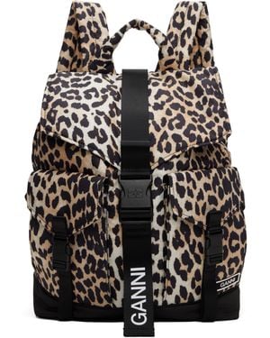 Ganni Tech Backpack - Black