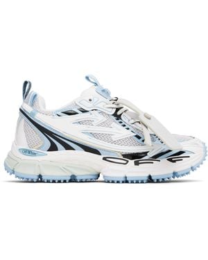 Off-White c/o Virgil Abloh ホワイト＆ブルー Be Right Back スニーカー - ブラック