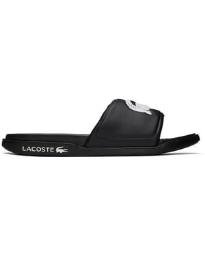 Lacoste Croco Dualiste スライド - ブラック