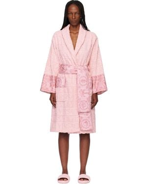 Versace 'I Heart Baroque' Bathrobe - Pink
