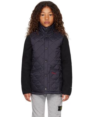 Barbour キッズ｜ネイビー Liddesdale ベスト - ブラック