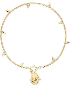 Marland Backus Rosebud Necklace - Metallic
