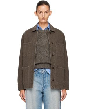 A.P.C. Blouson Mina Brun À Logo - Marron