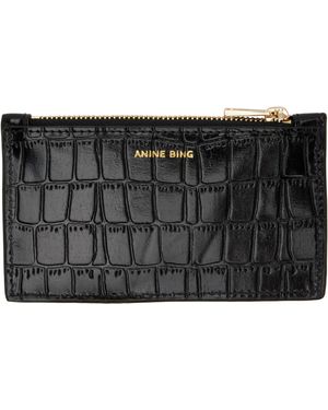 Anine Bing Lucy Card Holder - Black