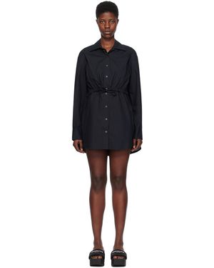 T By Alexander Wang Black Layered Dress