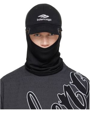 Balenciaga Neck Warmer Cap - Black