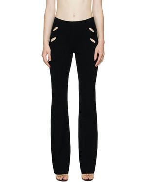 Dion Lee ブラック カットアウト トラウザーズ