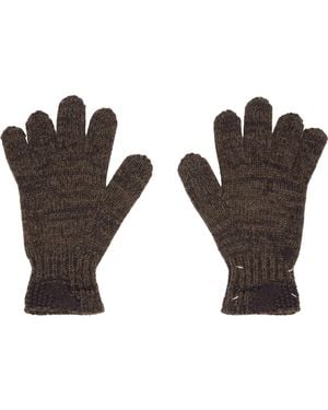 Maison Margiela Knit Gloves - Black