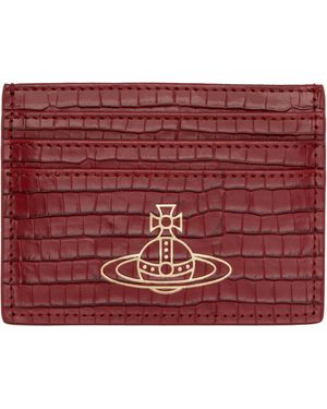 Vivienne Westwood Flat Card Holder - Red