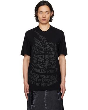 Julius Manifest Graphic T-Shirt - Black