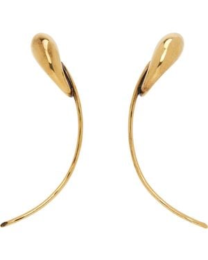 KHAITE Cyclone Earrings - Metallic