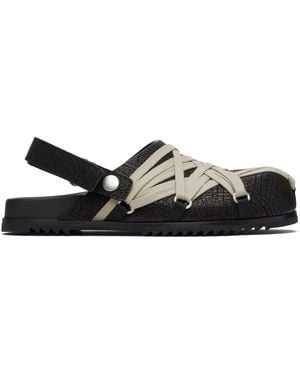 Rick Owens Concordians Granola Mule Loafers - Black