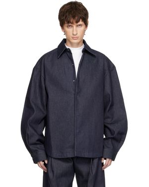 Seventh Blouson 440 Bleu Marine En Denim