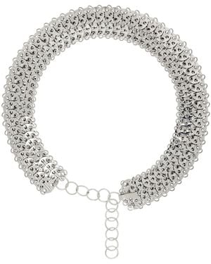 Rabanne Ceinture Jewel Argentée - Métallisé
