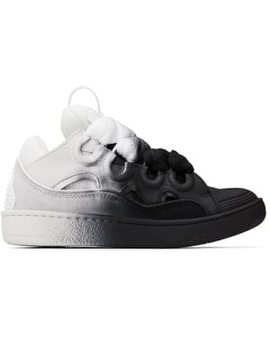 Lanvin Curb Spray Trainers - Black