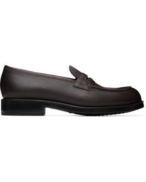 Kleman Burgundy Dalior 2 Loafers - Black