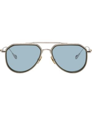 Cutler and Gross The Great Frog Edition Triumph Aviator Sunglasses - Blue