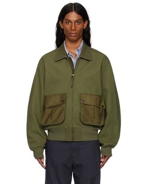 Maharishi Ssense Exclusive Khaki 6101 M42 Flight Bomber Jacket - Green