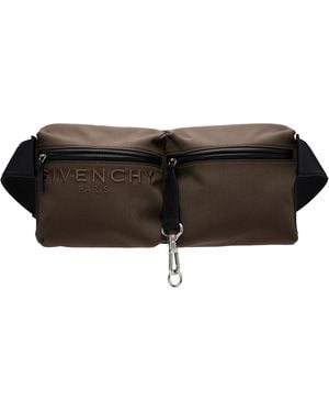 Givenchy Cargo Canvas Belt Bag - Black