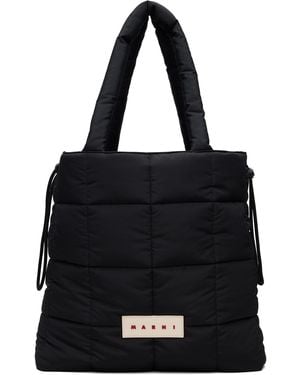 Marni Quilted Tote - Black