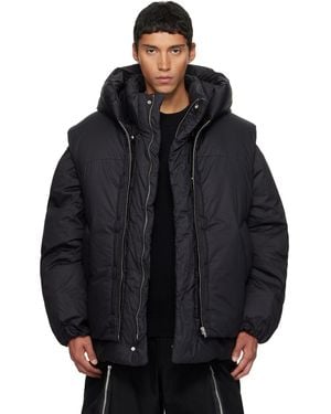 Mordecai Double Layered Down Jacket - Black