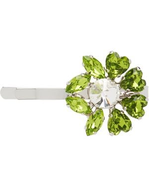 Simone Rocha Mini Heartbloom Hair Clip - Black