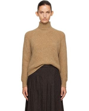 YMC Tan Beat Turtleneck - Natural