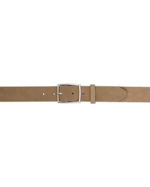 Rag & Bone Suede Leather Rugged Belt - Black