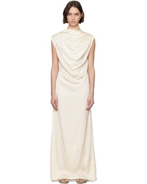 Kallmeyer Off- Toma Draped Maxi Dress - Black