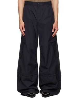 Egonlab Utility Pocket Light Cargo Pants - Blue