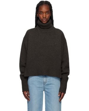 Axel Arigato Remain Cropped Turtleneck - Black