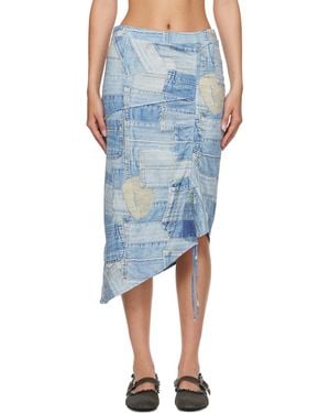 ANDERSSON BELL Anja Midi Skirt - Blue