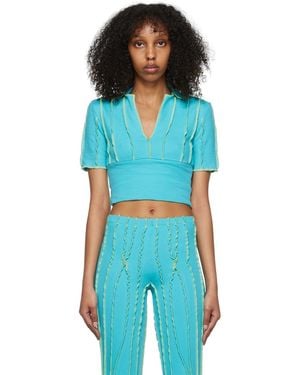 Helenamanzano Ssense Exclusive Polo - Blue