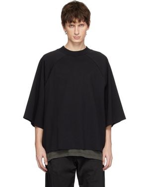 Seventh Raglan Box T-Shirt - Black