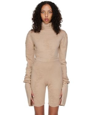 SELASI Ssense Exclusive Kbn Knitwear Edition Bodysuit - Orange