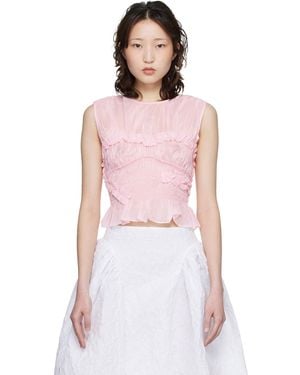 Cecilie Bahnsen Cbuphi Top - Pink