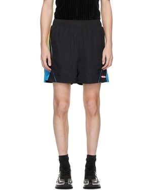 CASABLANCA Gradient Football Shorts - Black