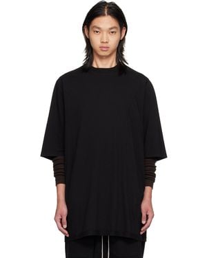 Rick Owens Temple Jumbo Ss T-Shirt - Black