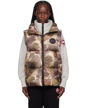 Canada Goose Brown Everett Down Vest - Multicolour