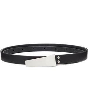 Rick Owens Ceinture Noire À Ornement Trunk