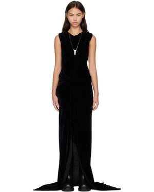 Rick Owens Tower Strutter Maxi Dress - Black