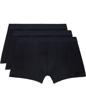 Skims Three-Pack Stretch 3 Boxer Briefs - Black
