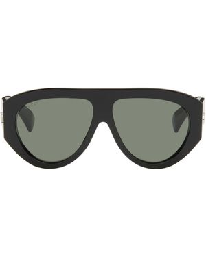 Gucci Mask Frame Sunglasses - Black