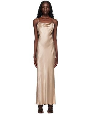 Bec & Bridge Bec + Bridge Taupe Malia Maxi Dress - Black