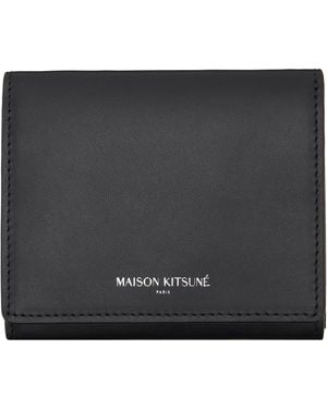Maison Kitsuné Paris' Trifold Wallet - Black