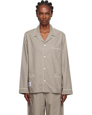 MAGNIBERG Taupe Dolce Pyjama Shirt - Brown